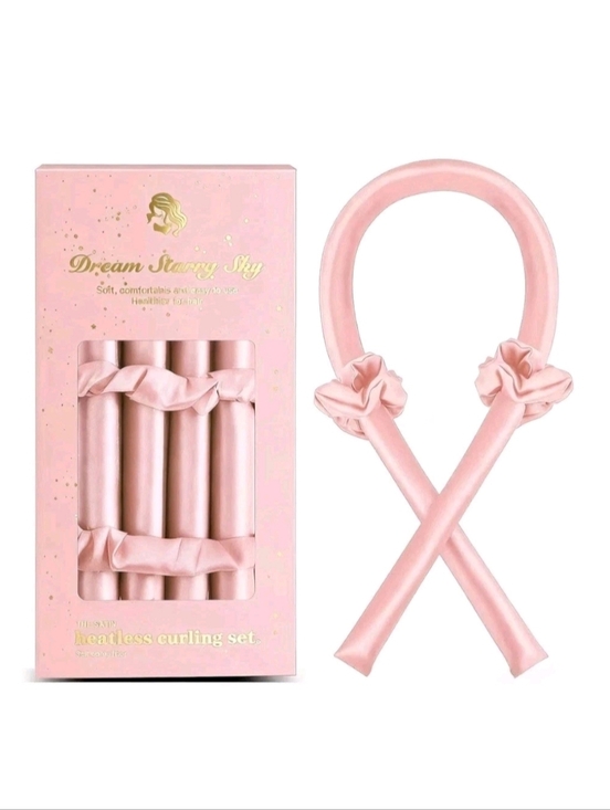 Dreamy Rosy Clouds Other - NWT Dreamy Rosy Clouds The Satin Heatless Curling Set